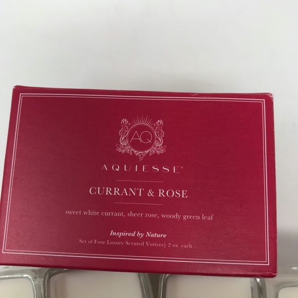 Aquiesse Currant & Rose Votive Candles - Picture 2 of 3